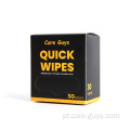 Limpos de sapatos descartáveis ​​Shoe Quick Wipes